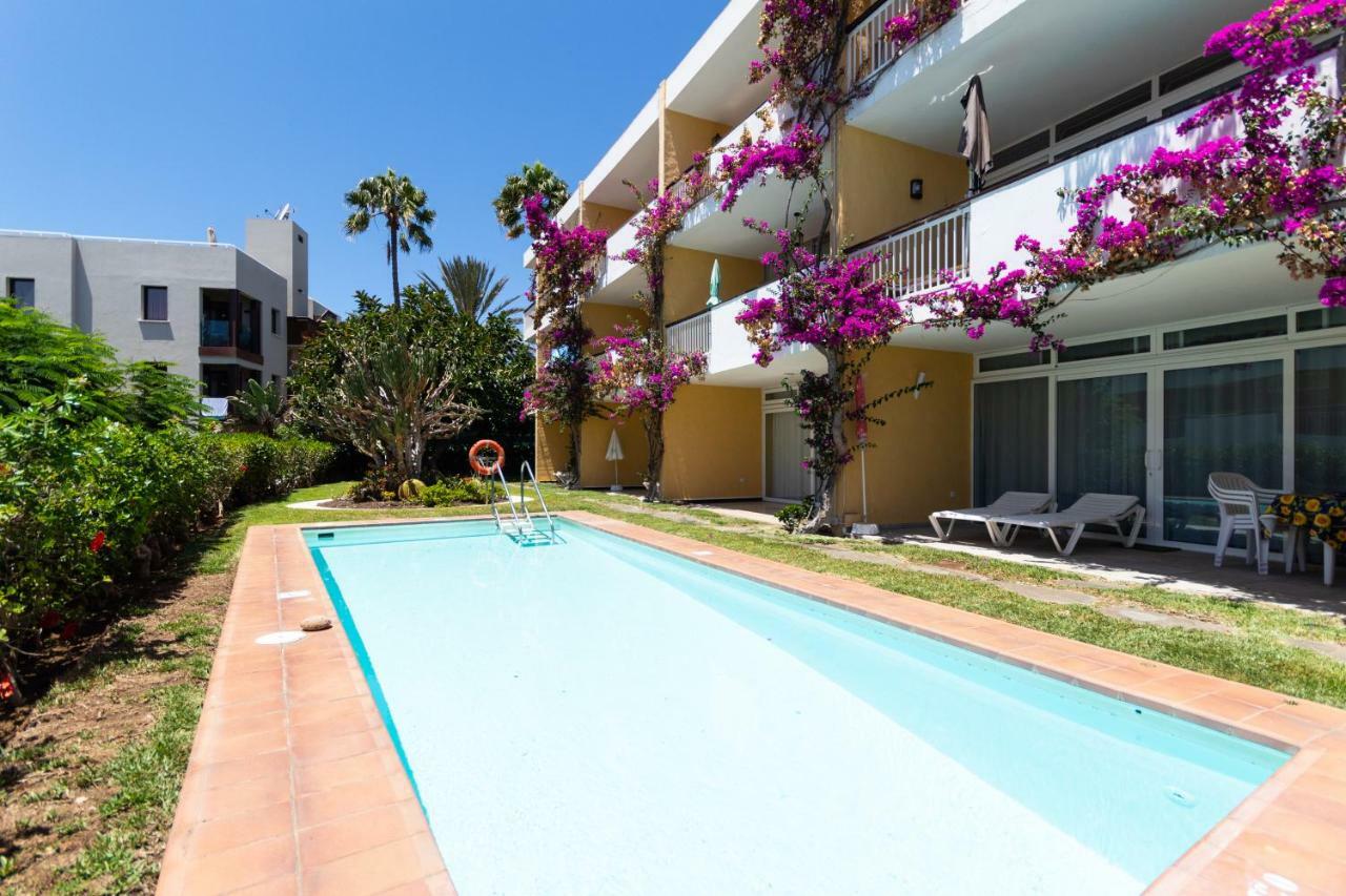 Apartamentos Melusina En Playa Del Ingles Al Lado De La Playa Y Las Dunas De Maspalomas Exterior foto