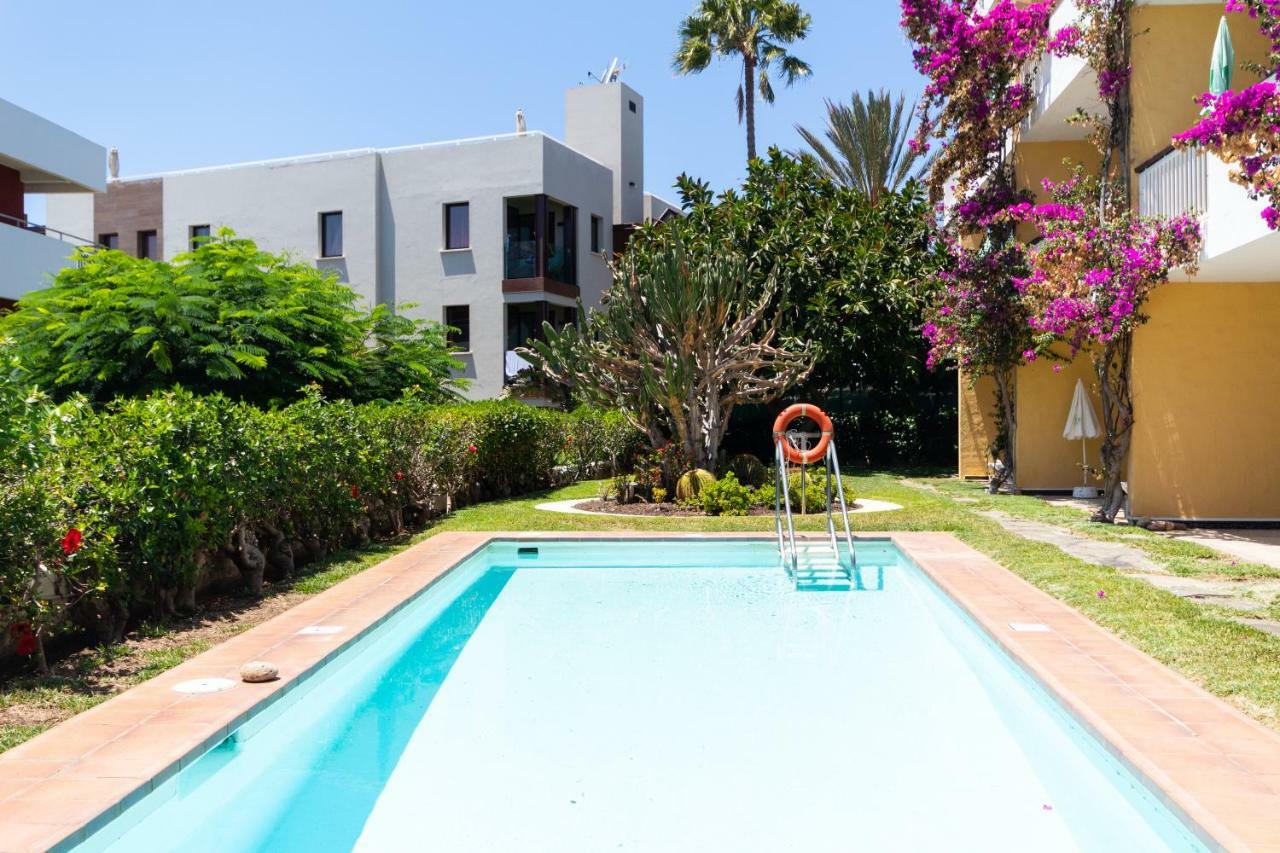 Apartamentos Melusina En Playa Del Ingles Al Lado De La Playa Y Las Dunas De Maspalomas Exterior foto